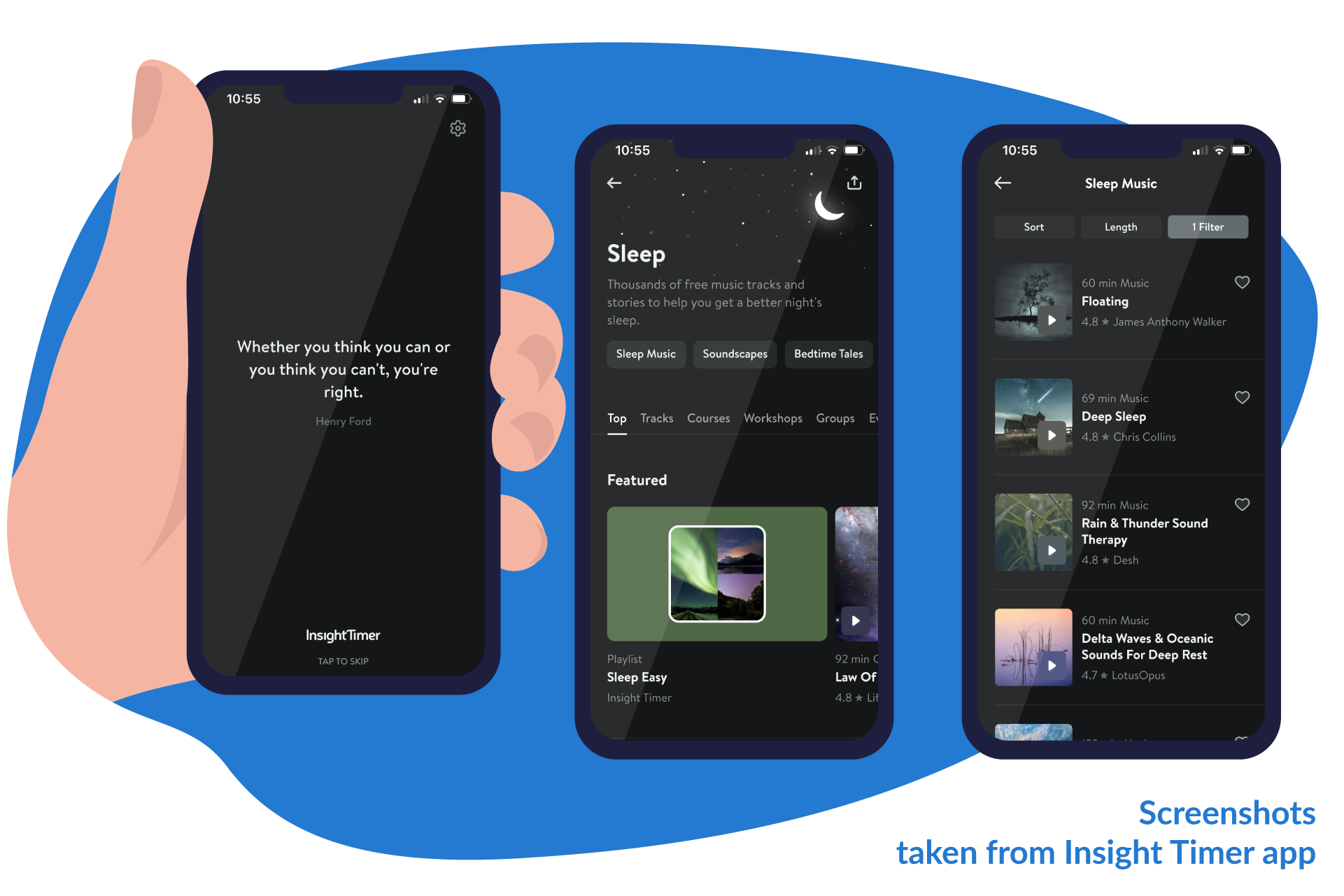 Insight timer meditation app